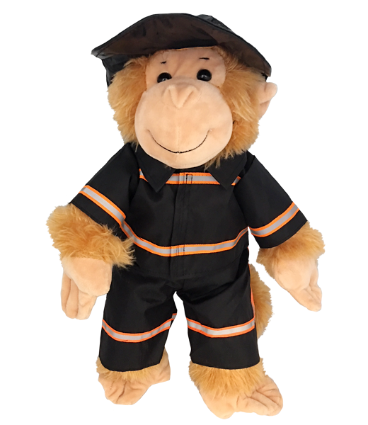 "Fabrique ta peluche" Ensemble Pompier
