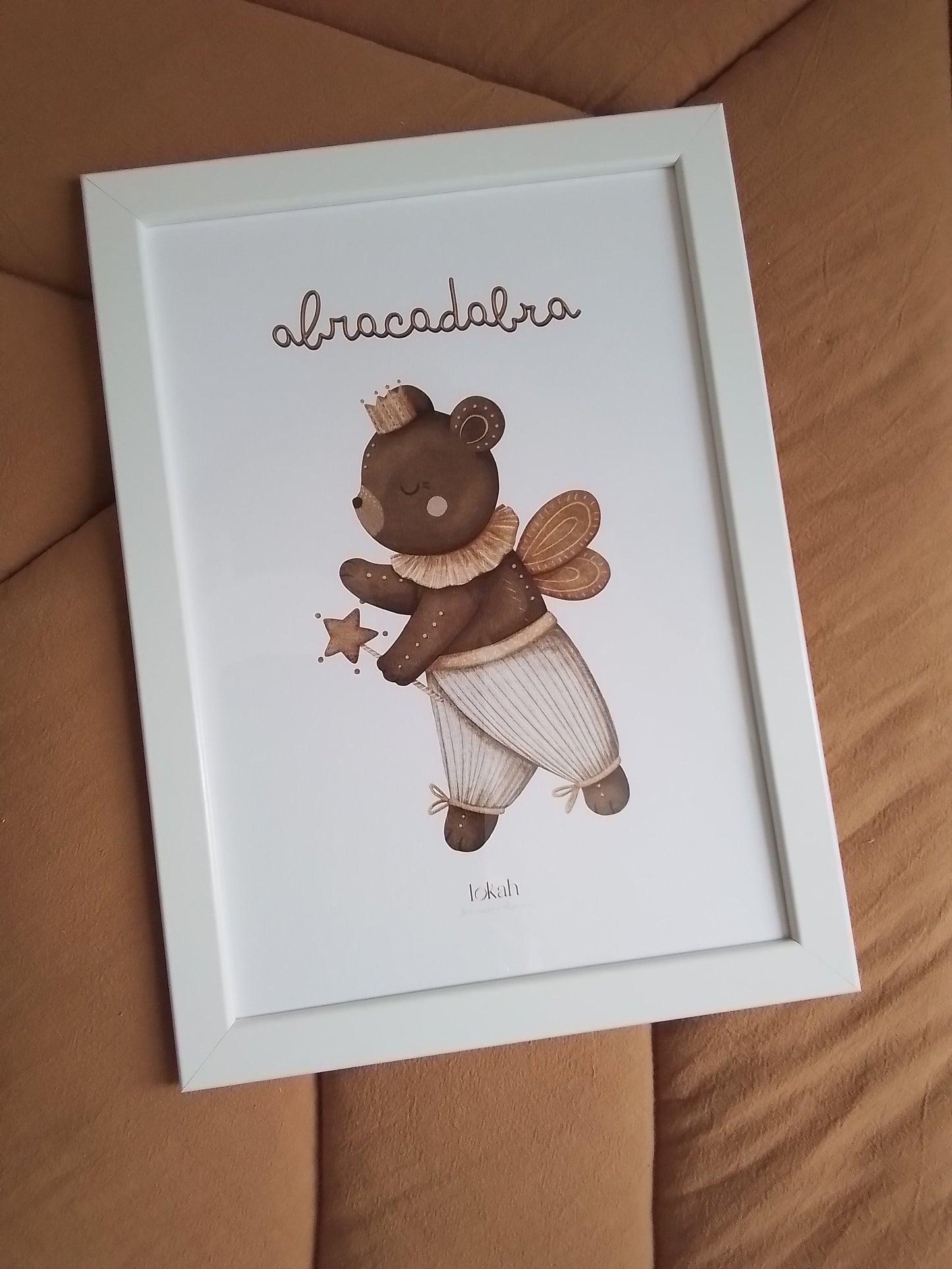 Illustration et Cadre Ourson