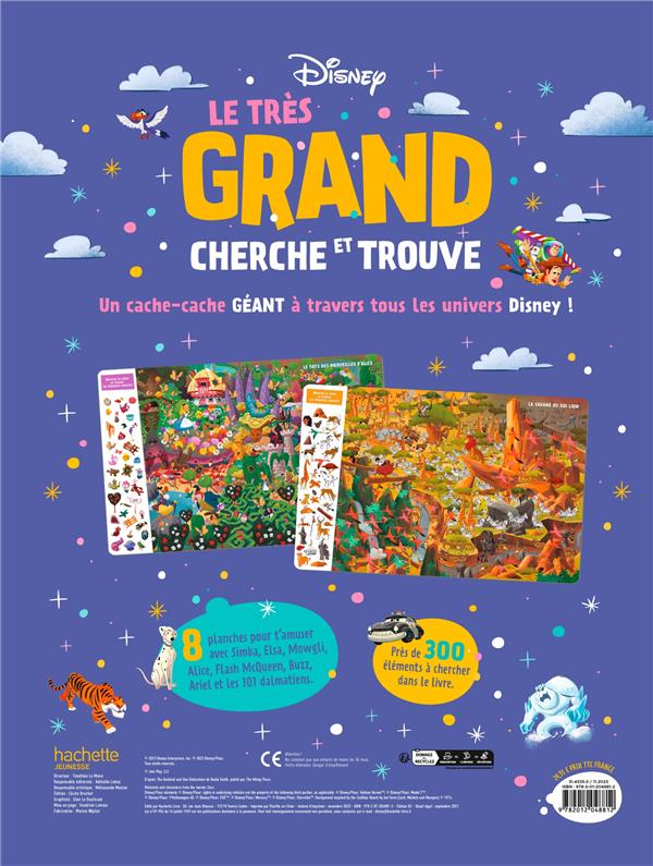Livre Cherche et Trouve Géant Disney