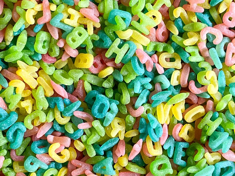 Pâtes sensorielles "Alphabet"