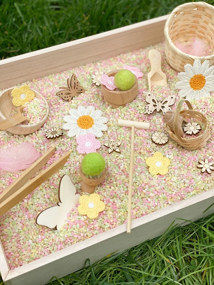 Sensory Kids Kit Riz sensoriel "Un air de printemps"