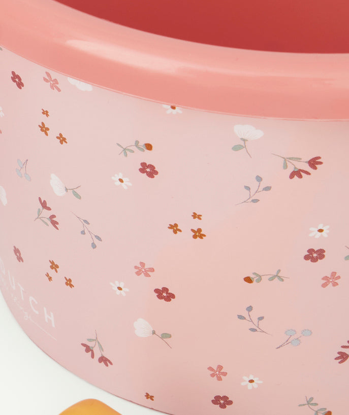 Set de jouets de plage rose avec fleurs Little Dutch