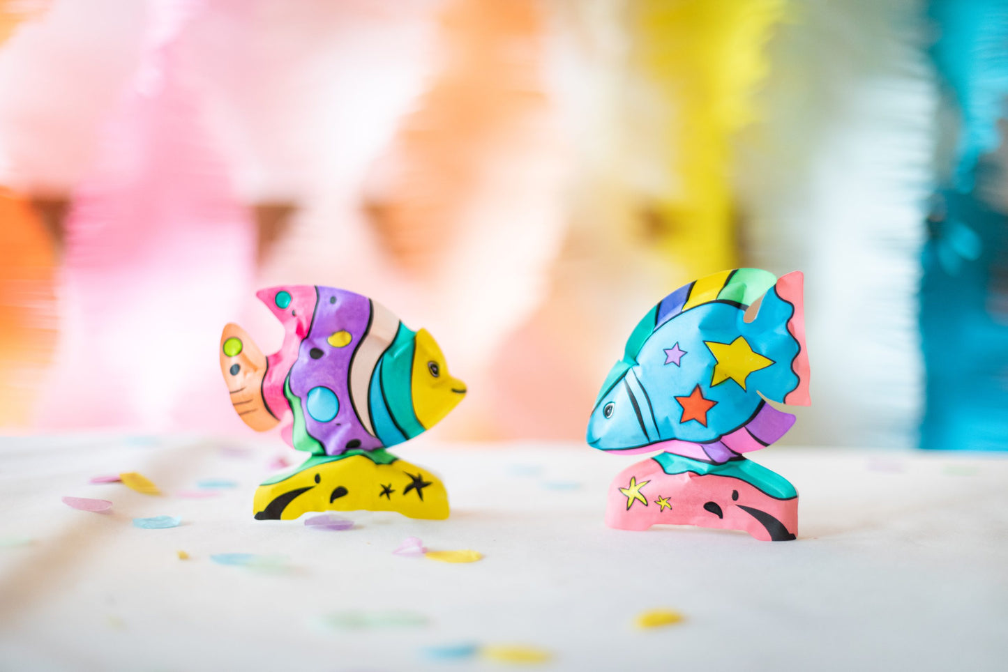 Ara Créative Coloriage Gonflable Poissons