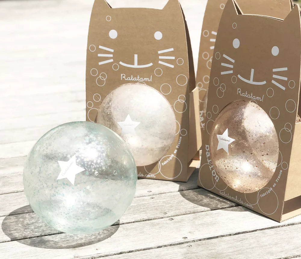 Ballon à paillettes argent Ratatam