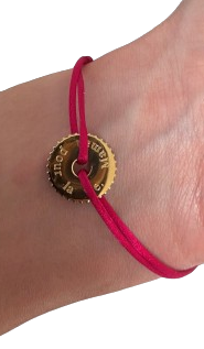 Bracelet strass cordon adulte "Maman pour la vie"