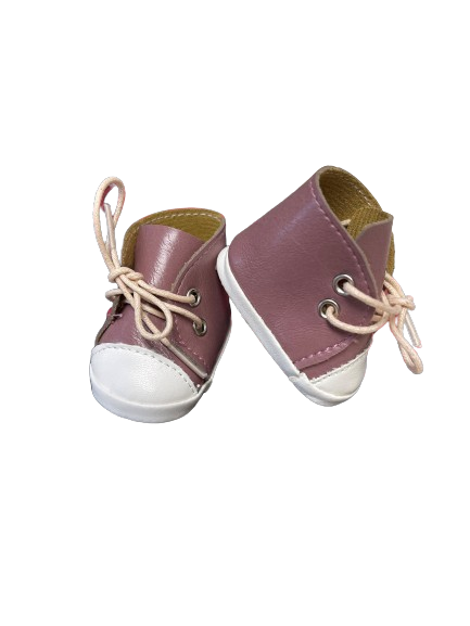 Minikane Baskets simili cuir violet