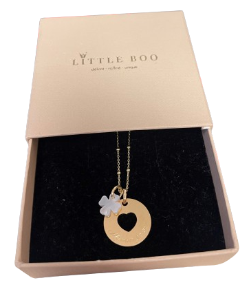 Collier avec nacre "Maman en or"