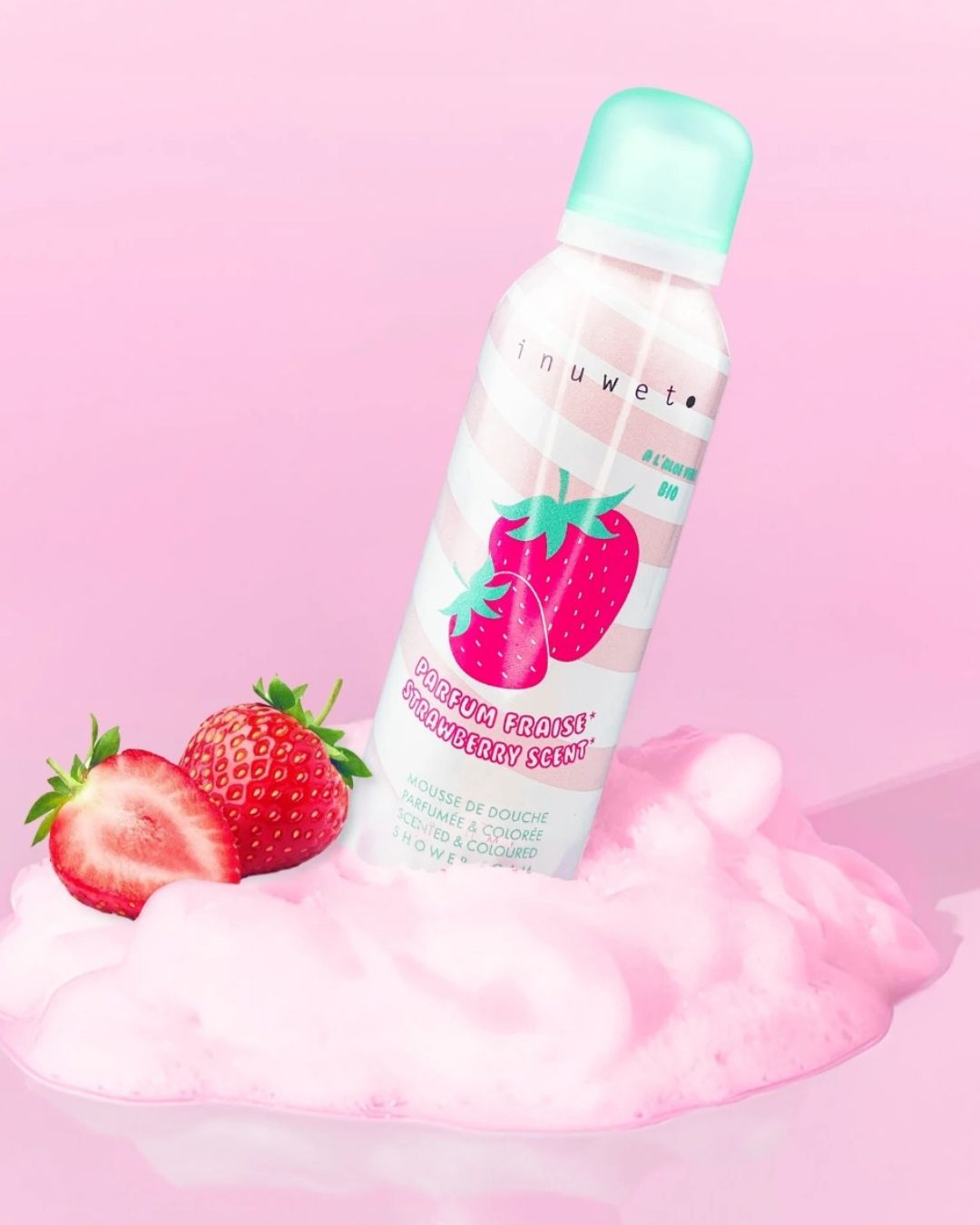 Inuwet Mousse de douche Fraise