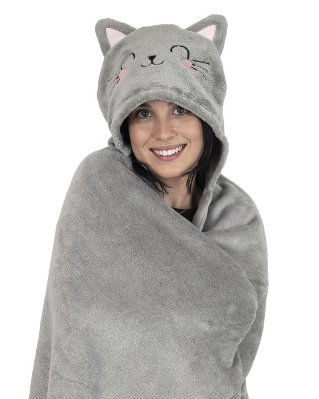 Legami Couverture à capuche Kitty Cosy Hugs