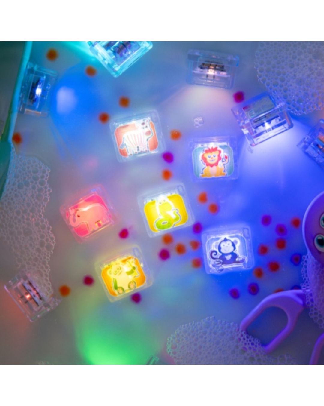 Glo Pals Cubes Lumineux Animaux du Zoo