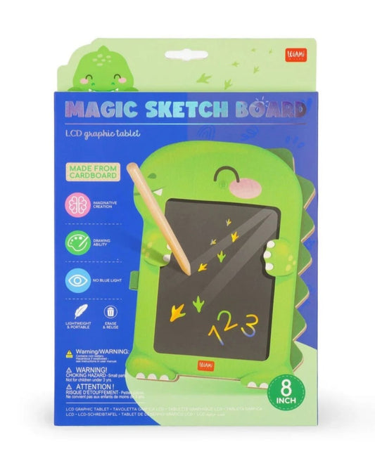 Legami Ardoise Portable LCD Dino Magic Sketch Board