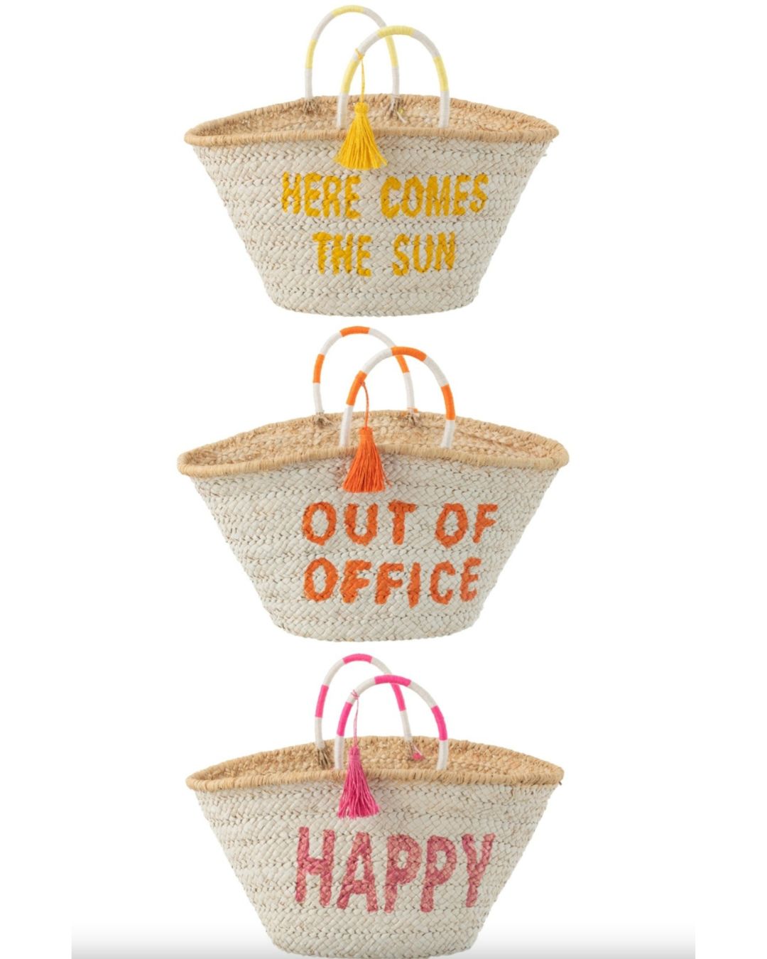 J-Line Panier de plage citation Out of Office