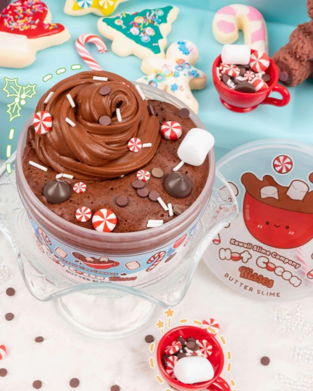 Kawaii Slime Company Slime Signature Dôme Chocolat Chaud