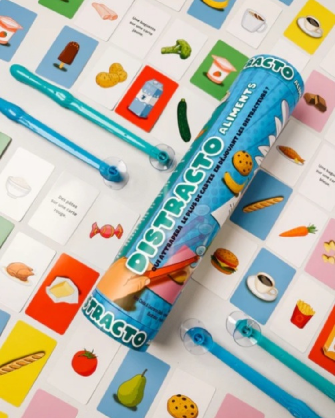 Plume et Papote Jeu pédagogique Distracto Les Aliments