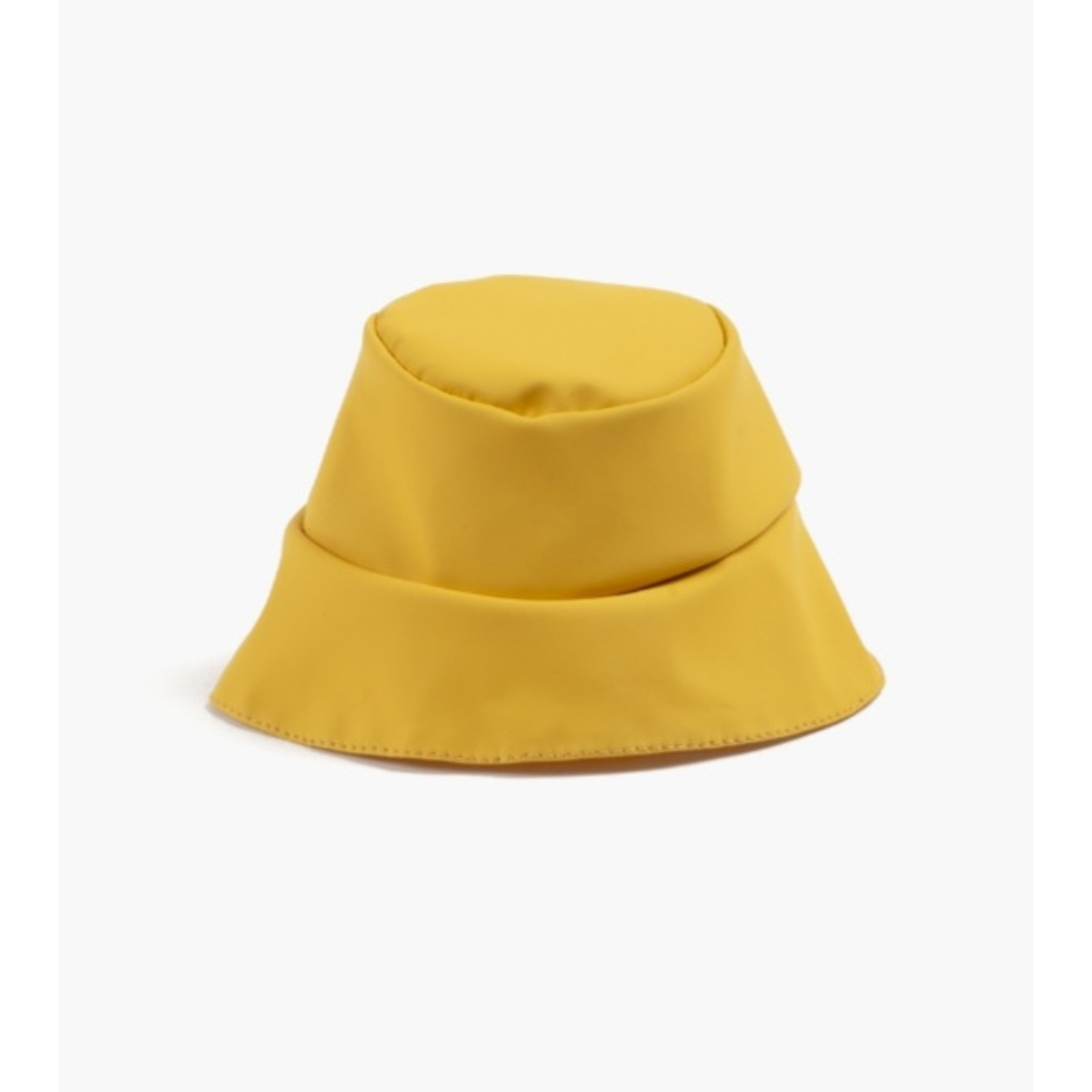Minikane Chapeau de pluie en enduit jaune