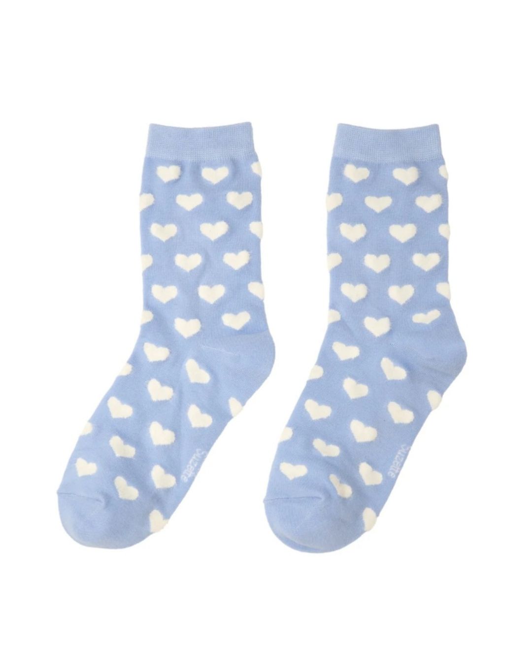 Coucou Suzette Chaussettes Coeur Blanc
