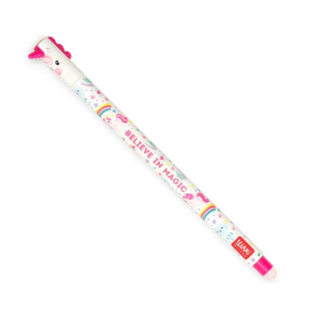Legami Stylo à encre gel effaçable Licorne