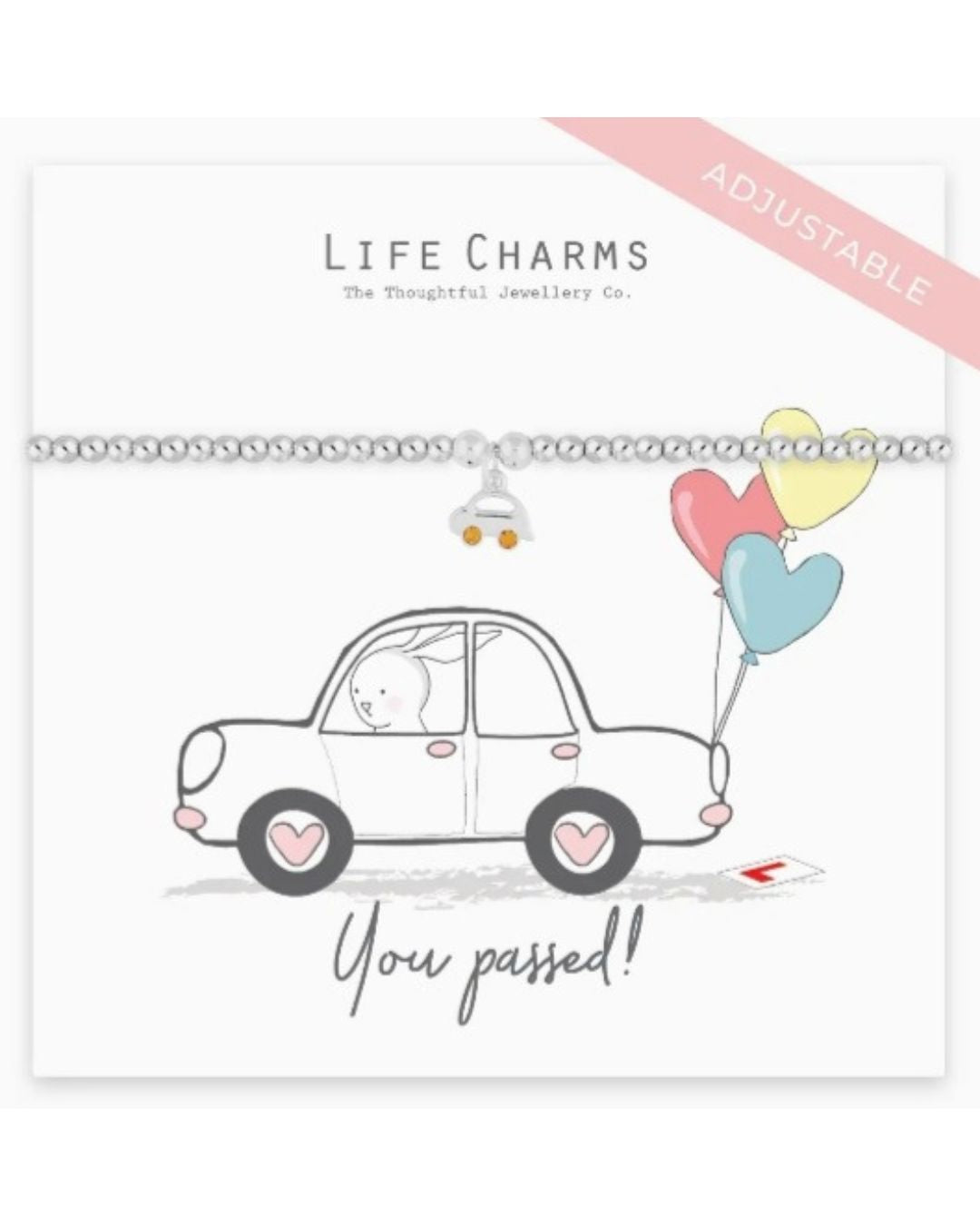 Life Charms Bracelet "Bravo pour ton Permis de conduire"