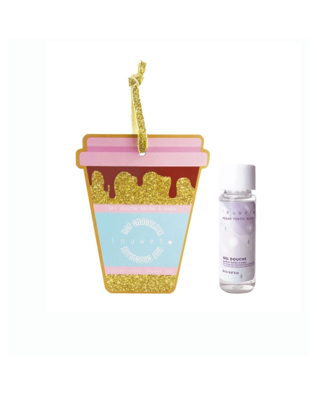 Inuwet Santa Hot Chocolate Mini Gel Douche
