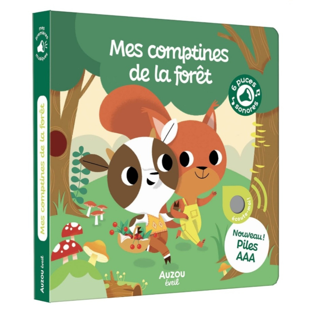 Livre sonore "Mes comptines de la forêt"