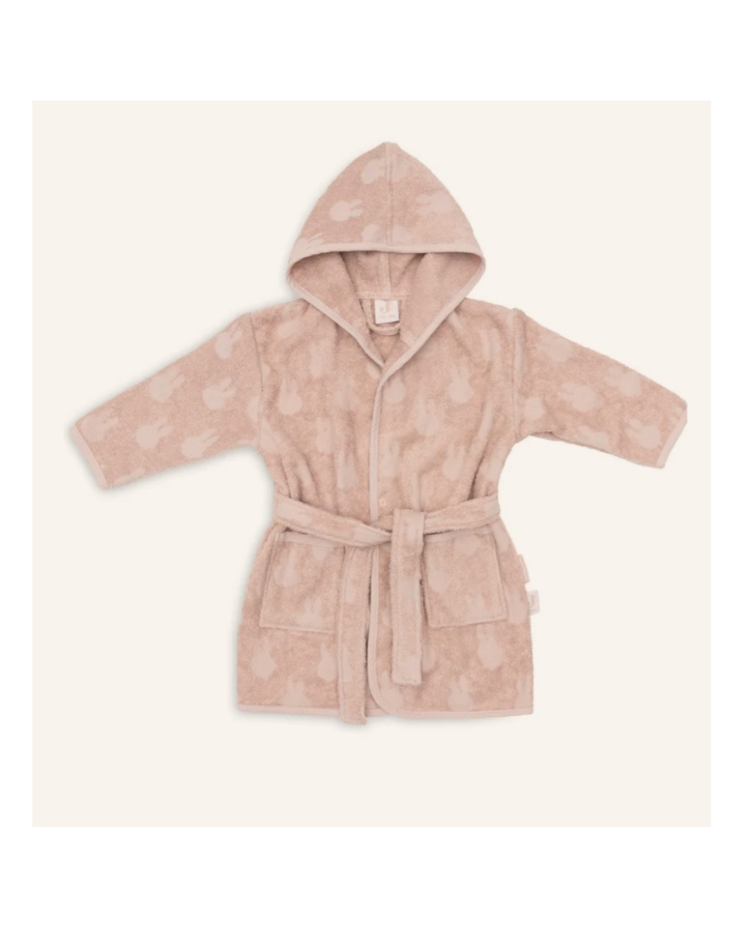 Jollein Peignoir éponge Miffy Jacquard Wild Rose 3/4 ans