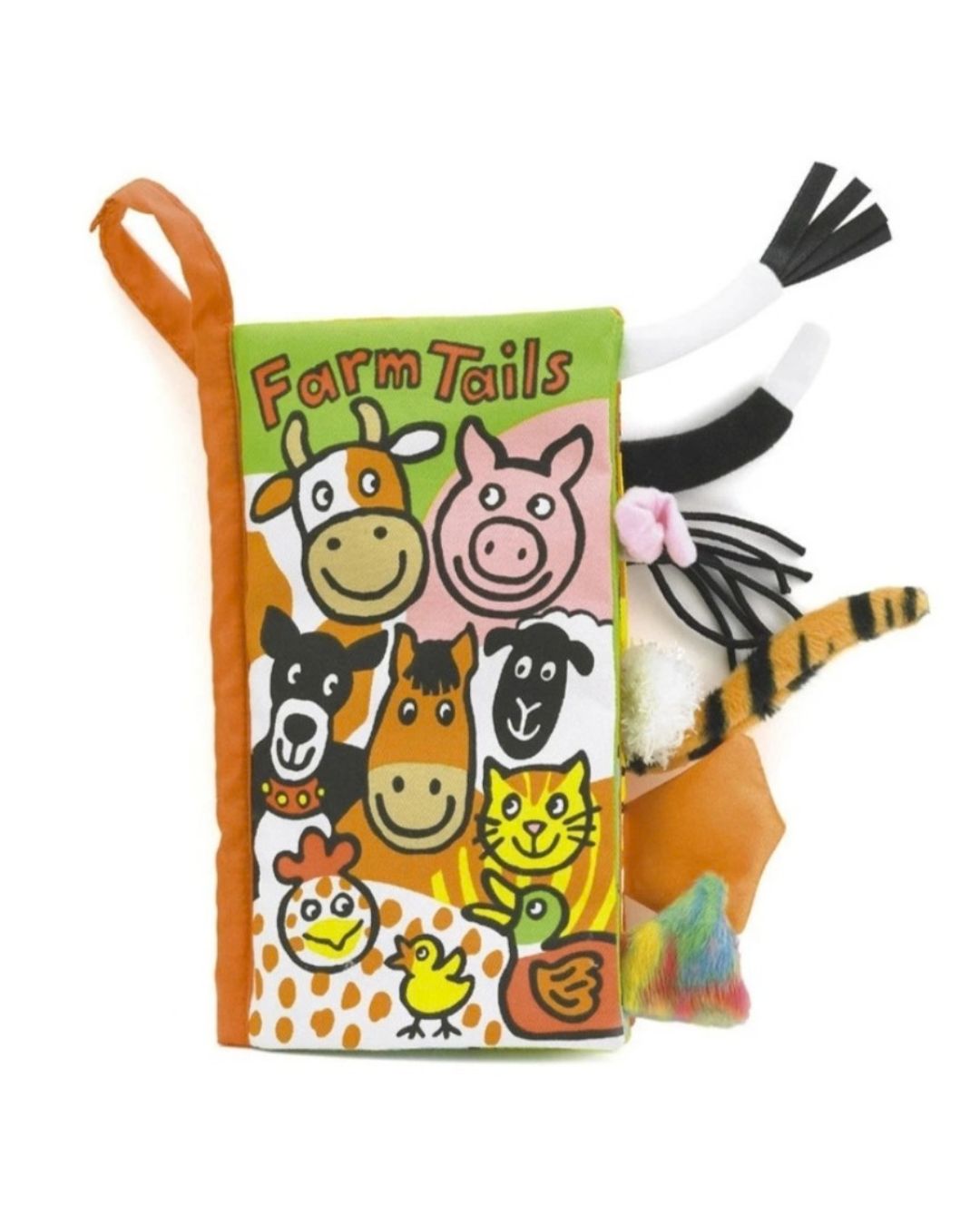 Jellycat Livre d'éveil en tissu Farm Tails