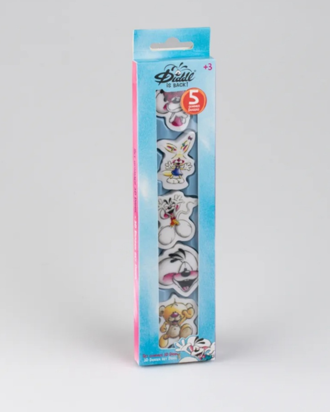 Diddl Set de 5 gommes 3D