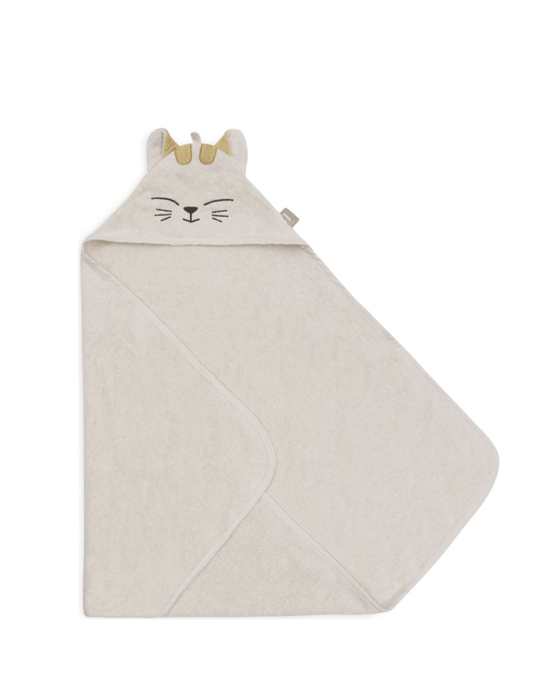 Jollein Cape de bain éponge 75 x 75cm Charlie Cat