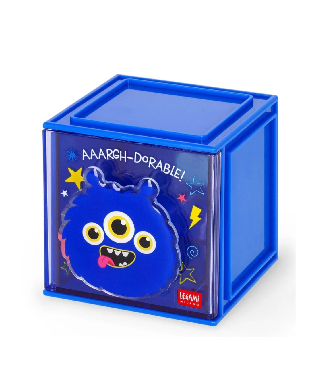 Legami Boîte empilable de bureau Monstre Cutie Cube