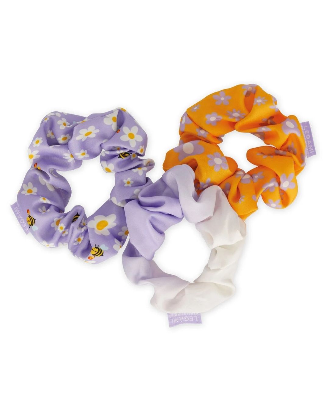 Legami Set de 3 chouchous pour cheveux Bee