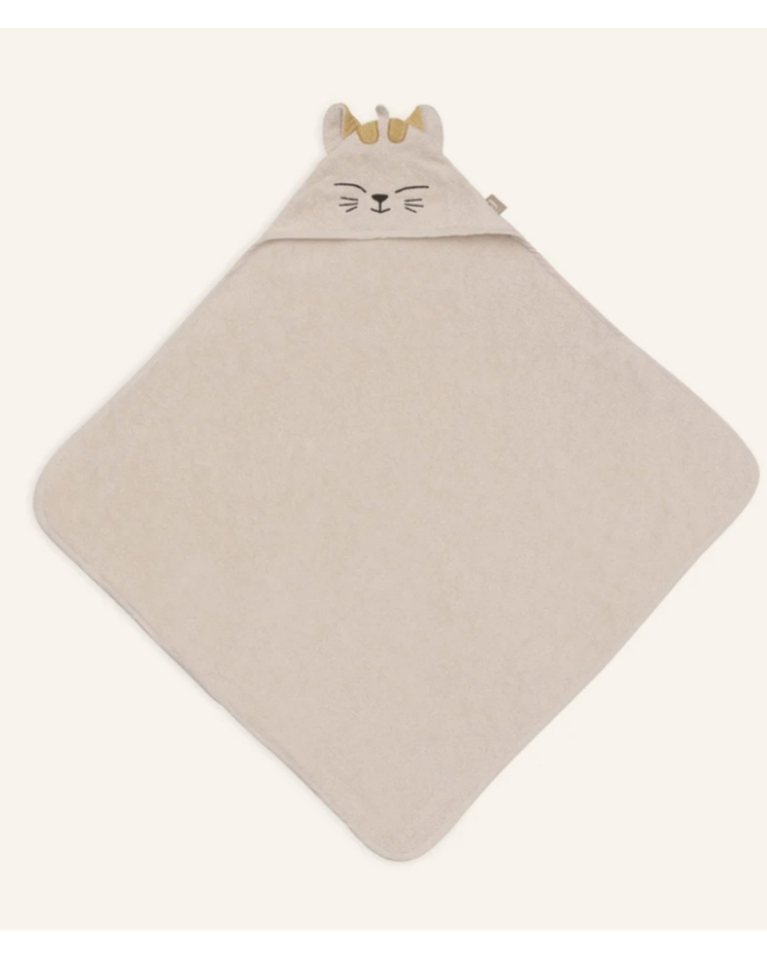 Jollein Cape de bain éponge 75 x 75cm Charlie Cat
