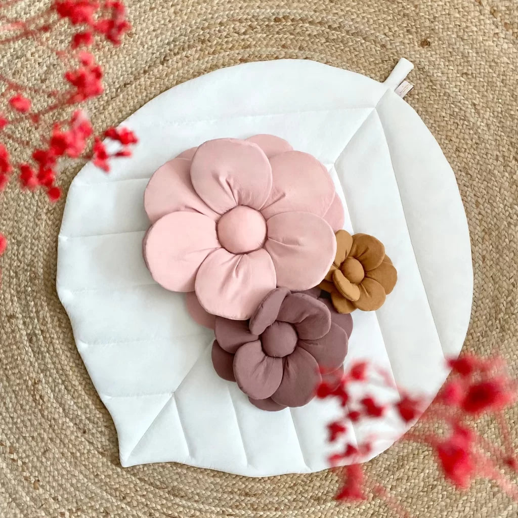 Fleur Bloom Cassis et Petit Houx coloris craie