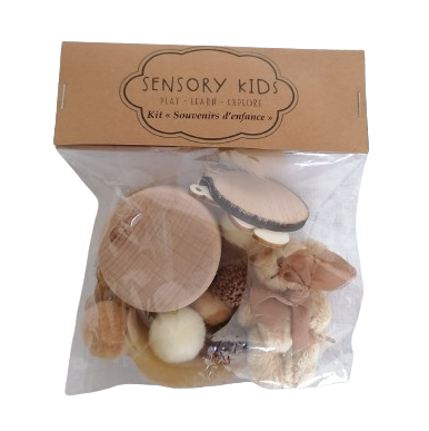 Sachet sensoriel exclusif "Souvenirs d'enfance" pour le riz sensoriel