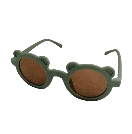 Lunettes de soleil Ourson enfant coloris vert