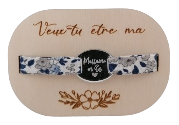 Bracelet "Marraine en or"