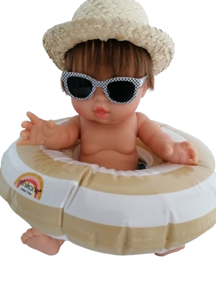 Minikane Lunettes de soleil pour poupée blanches et noires