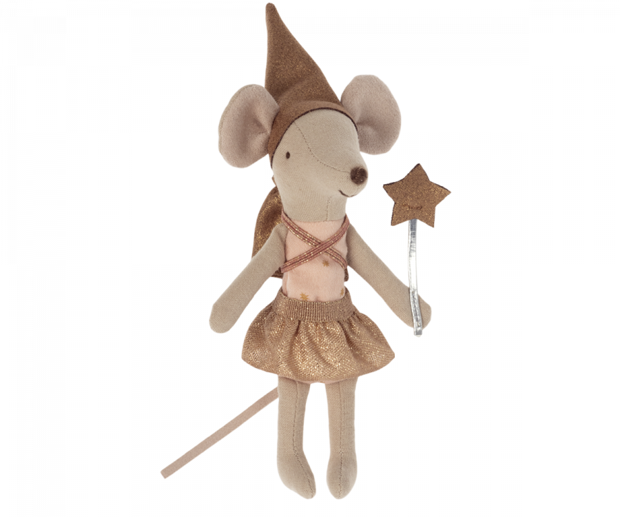 Maileg Souris Fée des Dents et boîte d'allumettes - rose