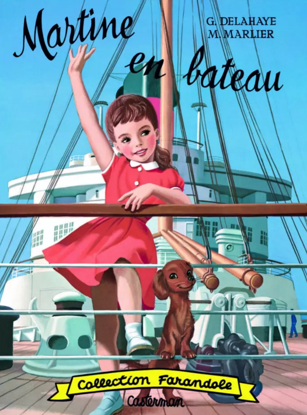 Affiche Martine en bateau