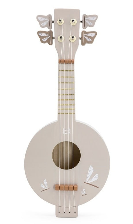 Banjo en bois coloris nougat
