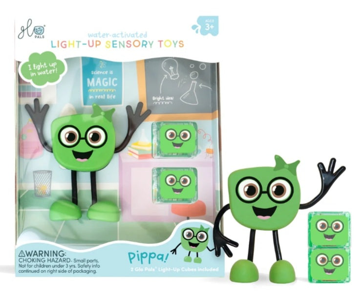 Glopals Personnage lumineux et sensoriel Pippa Vert