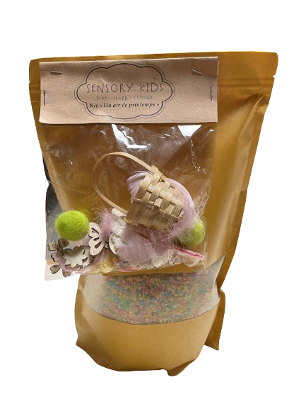 Sensory Kids Kit Riz sensoriel "Un air de printemps"