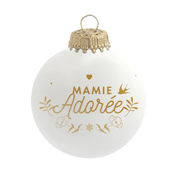 Baubels Boule de Noël Mamie Adorée