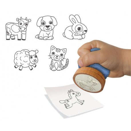 Coffret Mes Dou'dou' à tamponner "Animaux" - Crealign