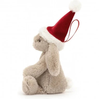 Jellycat Décoration de sapin Bashful Christmas Bunny