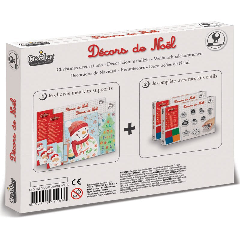 Kit tampons décors de Noël - Crealign