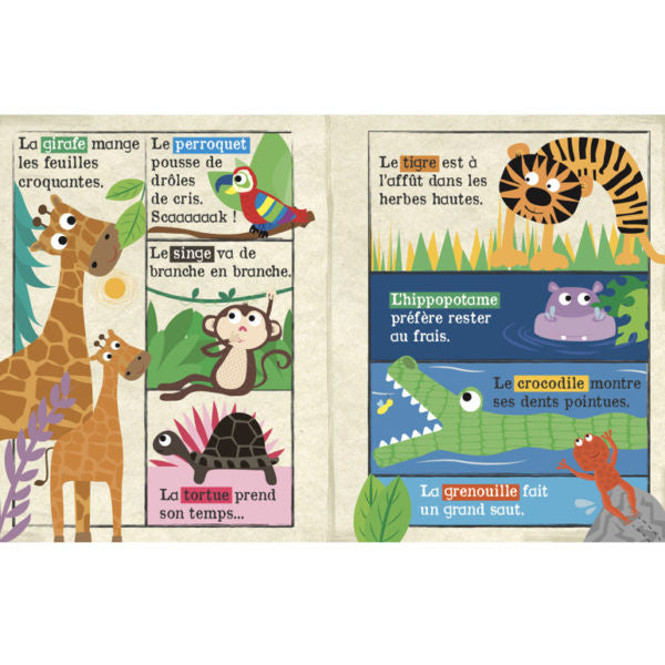 Livre Mon Petit Journal "Animaux du Safari"