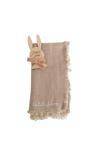 Serviette de table en gaze de coton "Petit frère"