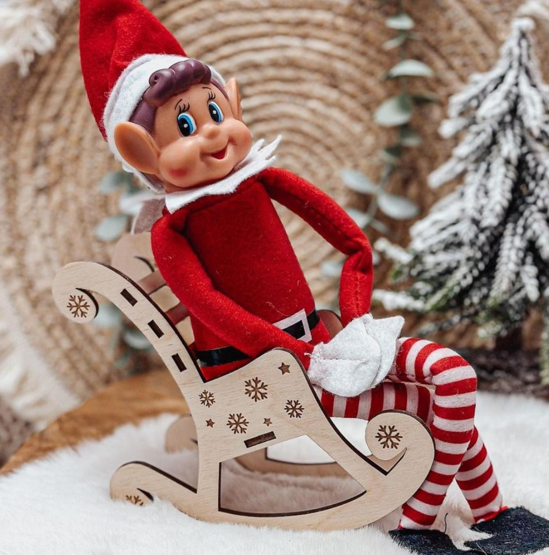 Chaise à bascule du lutin farceur