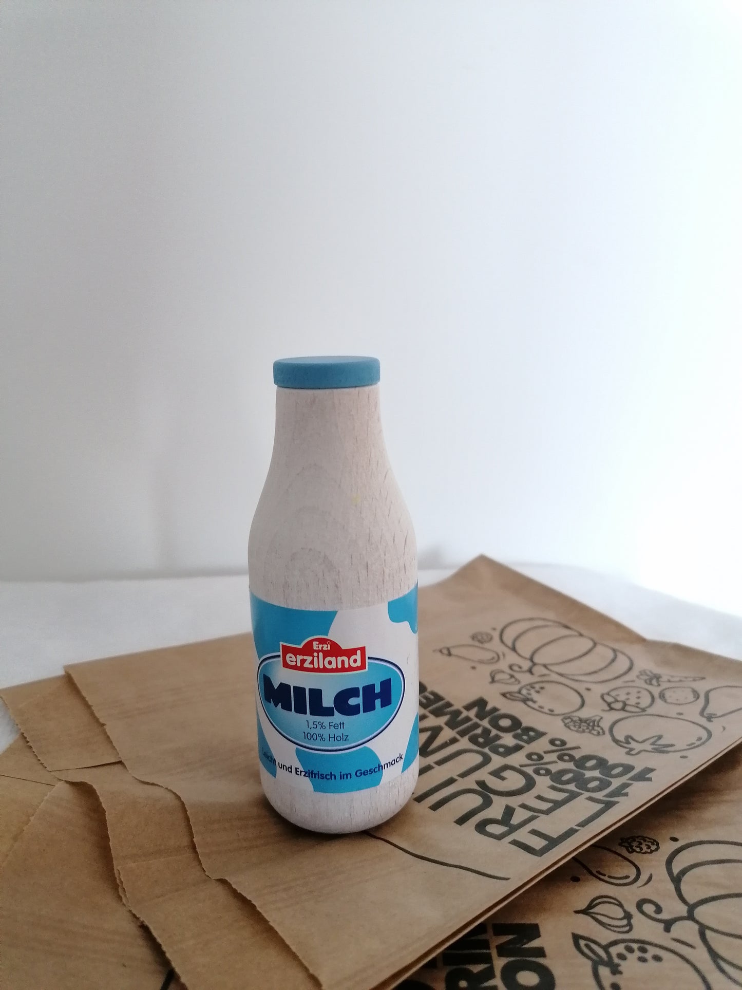 Erzi Bouteille lait en bois