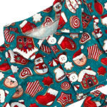 "Fabrique ta peluche" Pyjama de Noël vert à motifs